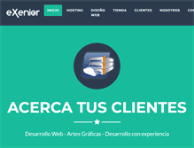Tablet Screenshot of exenior.com